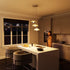 31448 60W (3000K) A19 Non-Dimmable Bulb, E26 800 Globe Electric Equivalent Warm White Motion Sensor LED Light Base