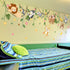 CharmFlo 62.59x90.94 Large Jungle Safari Wall Decals Animals Climbing Trees Removable Peel and Stick Wall Art