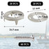 20 Sets Marine Grade Twist Lock Fasteners, Stainless Steel Plated Rotating Button Fasteners for Boats