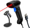 Generic Barcode Scanner with Stand, Code Reader with 1MP Image Sensor, 2D Barcode