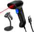 Generic Barcode Scanner with Stand, Code Reader with 1MP Image Sensor, 2D Barcode