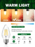 F15 6W E26 Bulb, 60 Bulb 2700K, Bulbs 4 Pack LED Equivalent Watt LED Light Soft White Vintage Edison for Front Porch