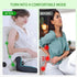 Nextexplore Tailbone Memory Foam L-Shaped Integrated Seat Cushion for Office Chair, Truck&Car Ergonomic Driver Seat
