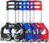 WISLAS 200 lbs Folding Hand Truck Dolly, Capacity Dolly Cart, Aluminum Portable Foldable Hand Cart with Retractable
