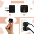 Bates Universal Travel Adapter, 2 Pack, Black, UK to US Plug Adapter, European to American Plug Adapter