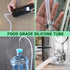 ZHANXUBIO (1/4"x3/8"-6x10mm, 10 Silicon Tubing,Food Grade Silicon Tubing,aquarium tubing,drip irrigation tubing,High