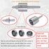 Lzcdelyxiao MT4 60 0.000197" 4MT Live Center Medium Duty Long Nose Triple Bearing Accuracy Morse Taper Lathe CNC Tool