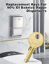10-Pack 33043 CAT74 74 Dispenser Keys for Bobrick, Toilet Paper Towel Dispenser Key Compatible with Janitor Bobrick Cat