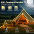 8 32.8FT 2 Pack Camping String Lights, Rechargeable Tent Lights String with Lighting Modes, Camping Essentials Gear