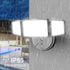 75W 7000LM IP65 6500K Onforu LED Security Light, Brightness Outdoor Flood Light Fixture Switch Controlled, Waterproof