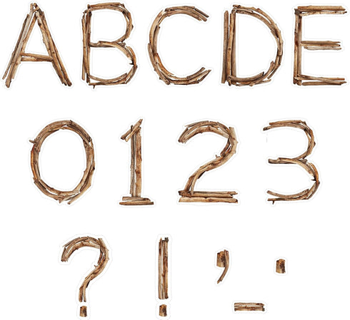 Geyoga 200 Pcs Large 6'' Bulletin Board Letters, Font Letters and Punctuation Cutouts Combo Set for Display