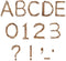Geyoga 200 Pcs Large 6'' Bulletin Board Letters, Font Letters and Punctuation Cutouts Combo Set for Display