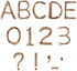 Geyoga 200 Pcs Large 6'' Bulletin Board Letters, Font Letters and Punctuation Cutouts Combo Set for Display