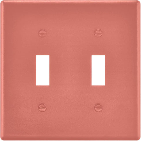 3 6.37x4.48 Salmon Toggle Light Switch Cover Gang Wall Plate Cover Light Switch Wall Plate In Electrical Faceplate