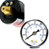 PIC Gauges 102D-158F Center Back Mount Dry Pressure Gauge, 1.5" Dial, 0/160 psi Range