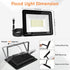 50W 6500K White,12000LM Light,IP66 LED Flood Light Outdoor Daylight Super Brighter LED Work Waterproof Security Light