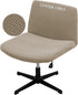 VZLQZJMKY Vanity Chair Cover Criss Cross Chair Cover Elastic Armless Chair Slipcover Armless