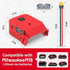 Multi-Functional USB Charger Adapter & Power Wheels Battery Adapter for Milwaukee 18V Battery with 2 USB Ports
