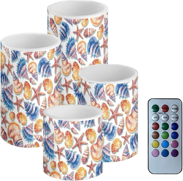 Flameless Candles Battery Powered LED Candles with Timer and Color Changing Control