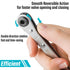 DURATECH 4 IN 1 HVAC Service Wrench, Refrigeration Wrench, 3/16", 1/4", 5/16", 3/8", with Hex Bit Adapter