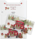 Set 6 (3 3 5/8" 7" Red Truck Puppy Cash Christmas Card Holders by Susan Winget, of Holiday Money Cards Designs), x