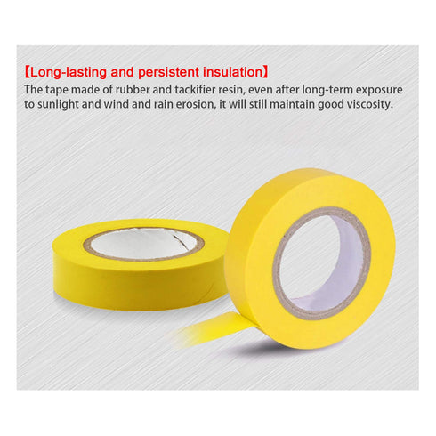 Maveek Electrical Insulation Tape, PVC Vinyl Tapes with Rubber Based Adhesive, Heat Resistant, Waterproof (6 Rolls,