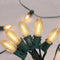 25FT C7 LED Christmas Lights Outdoor, C7 Warm White Christmas String Light