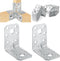 Shimeyao 50pcs 2x2x1-3/8 Steel L Bracket 1.7mm Thick Metal Angle 90 Degree