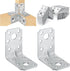 Shimeyao 50pcs 2x2x1-3/8 Steel L Bracket 1.7mm Thick Metal Angle 90 Degree