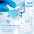 10ml Clear Glass Vials with Screw Caps and Plastic Stoppers - 30PCS Leak-Proof Liquid Storage Vials
