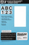Headline Sign 2572 Stick-On EZ Block Letters and Numbers, Black on White, 3-Inch, Made in USA
