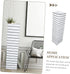 Vertical Paper Floor Lamp Shade Minimalist Design for Living Room Bedroom Study and Boys and Girls Decorative Lighting