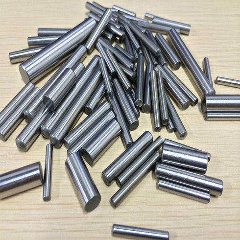 100 Pieces 3 mm x 18 mm Dowel Pin, Stainless Steel Shelf Support Pin, Metal Fasten Elements by Yesallwas