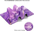 Desk Mat, Large 32" x 12" XXL Mouse Pad, Cute Purple Marble Desktop Decor for Laptop & Keyboard
