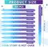 Jetec 100 Pcs Suicide Prevention Awareness Ribbon Pens, Mental Health Bulk Retractable Fine Tip Pens