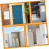 Package Zerodeko Milk Box Lock Outdoor Box Wall Mount Plastic Case for Envelopes Magazines Bottles