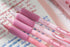 Retractable Quick Dry Ink Pens, 0.5mm Fine Point Black Ink, Comfortable Writing Pens, Pack of 4pcs (Bunny)