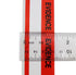 ChromaLabel 1.37 Inch Imprinted Evidence Tape Stickers, 480 Inch Roll with Dispenser Box, Red and White