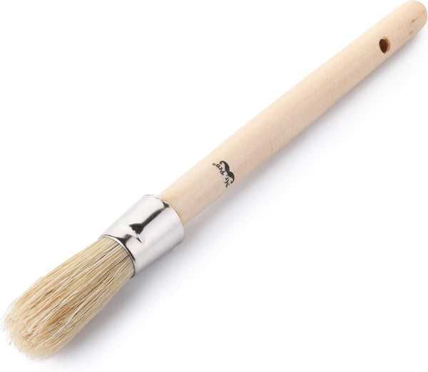 Mr. Pen Chalk Paint Brush, 0.7 Inch Round Wax Brush, Chalk Paint Brushes for Furniture, Wax Brush Set