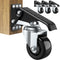 SOLEJAZZ Workbench Caster Wheels - 920 LB Heavy Duty Retractable Casters