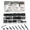 Kalote 72PCS Crib Screws Hardware Replacement Kit, Baby Bed Frame Bolts & Barrel