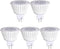 Bioluz LED 5 Pack MR16 LED Bulb, Dimmable 50W Halogen Replacement, 7w 3000K, 12v AC/DC, UL Listed