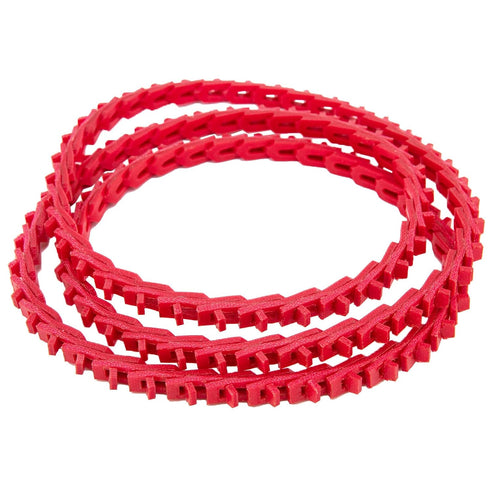 KAKO Link V Belt, 3/8" Power Twist V Belt 5 Feet, Adjustable Link V-Belt Drive Belt for Lathes and Drill Press