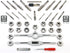 80-Piece Premium SAE and Metric Tap and Die Set - SAE #4 to 1/2” and Metric M3 to M12, Complete Threading Kit with