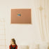NUOBESTY Cork Board 30x40cm Dual Sided Bulletin Board, Wall-Mounted Presentation Message Pin Board for Office Home