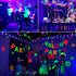 15FT 30 OMIKA LED Black Light Battery Operated, UV Black Christmas Lights String, Twinkle Fairy Lights with Remote