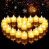 LED Flameless Candles, 24Pcs Crystal LED Tea Lights Battery Operated for Christmas