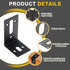 4Pcs 57 83 45mm 2 uxcell Adjustable L-Shape Corner Brace, x x Slot l Corner Brace Slotted Joint Right Angle Bracket