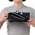 ZIPIT Monster Pencil Case for Kids - Pencil Pouch for School, College, Office (Black & Rainbow)