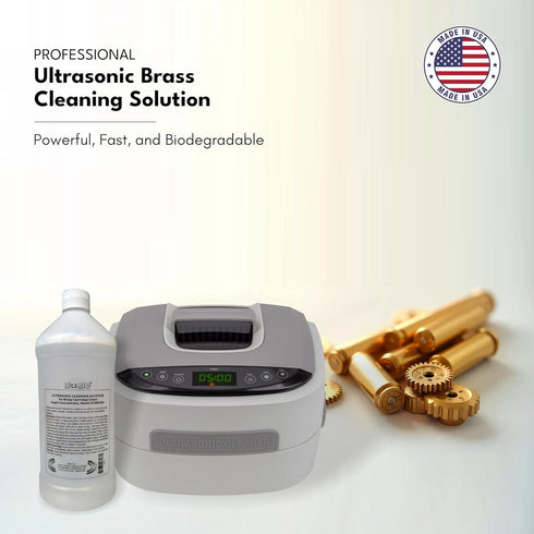 iSonic Ultrasonic Brass Cleaning Solution - Super Concentrate, 1Qt Bottle